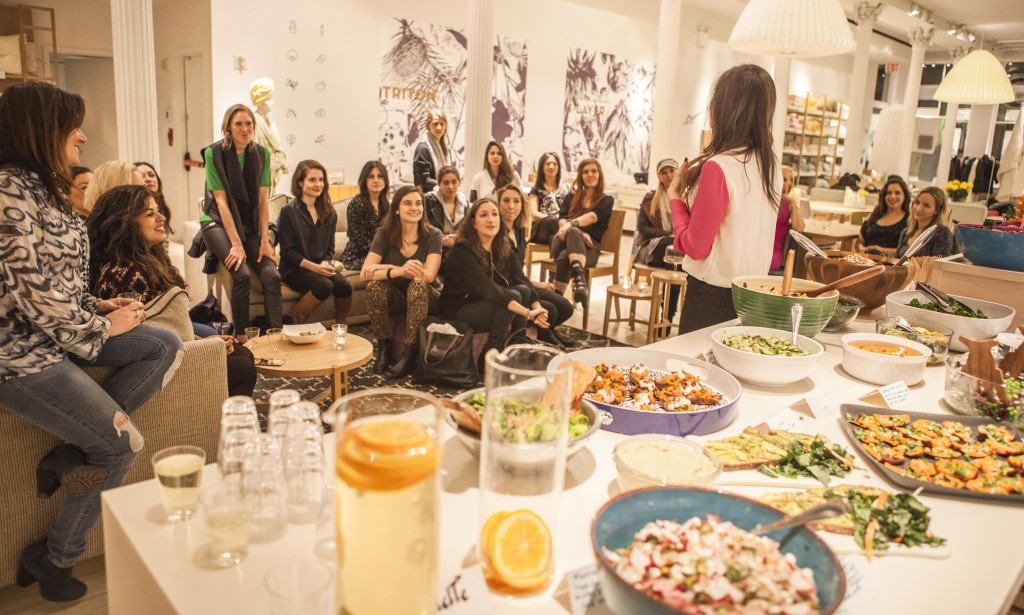 arielle haspel hosts a spring potluck in nyc