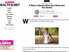 Spring cleanse tips by arielle fierman in glamour.com