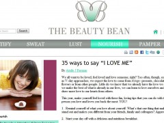 35 Ways to Love ME! Beauty Bean Feb 2011