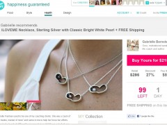 The iloveme necklace featured on Opensky.com! June 2, 2011